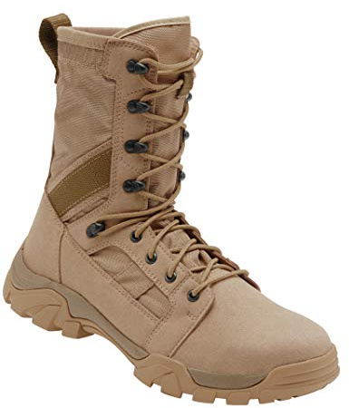 Brandit Defense Boots, Color: camel, Size: UK10/EU44