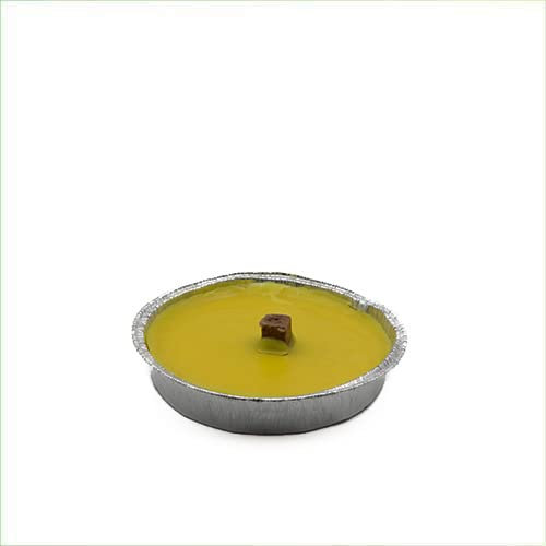 Palucart Candele alla Citronella in ciotola in alluminio, disponibile in varie quantità e varie misure (10, Diam. 11cm)