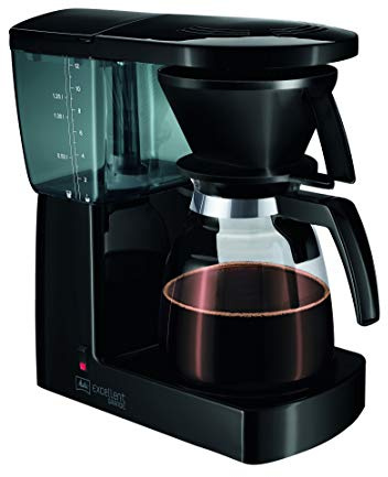 Melitta Excellent Grande M520BK, Kaffeemaschine im Retro-Design, schwarz
