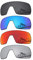 Well-aimed Lentes de repuesto compatibles con gafas de sol Oakley Sutro OO9406, paquete económico 401