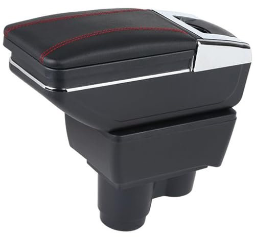 Car Center Console Armrest Replacement for Renault Dacia Duster 2 3 2018 2019 2020 2021 2022 2023 Leather Armrests Storage Box