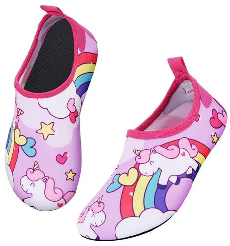 flintronic Scarpe da Acqua Bambini, da Immersione, Ragazzi Rapida Asciugatura, Antiscivolo, da Surf Piscina Spiaggia Nuotata Canottaggio