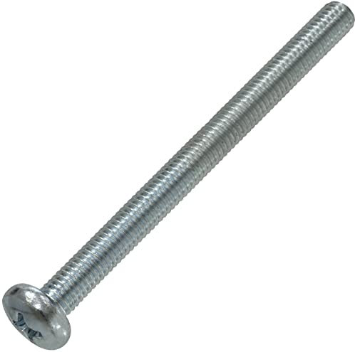 AERZETIX - C59908 - Lot de 20 Vis métaux à tête cylindrique M5x60 mm à empreinte PH2 - boulon d'assemblage - DIN 7985 - dureté 4.8 - en acier au carbone - couleur argent