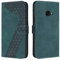 OKZone Kompatibel mit Samsung Galaxy Xcover 4/4S Hülle, Handyhülle Samsung Xcover 4/4S, PU Leder Tasche Wallet Schutzhülle Flip Cover Klappbar Brieftasche Etui mit Kartenfach TPU Lederhülle (Zyan)