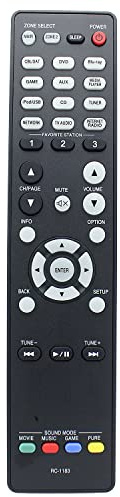 RC-1183 Fernbedienung Ersatz für Denon AV Receiver AVR-X2000 AVR-E400 AVRX2000 AVRE400