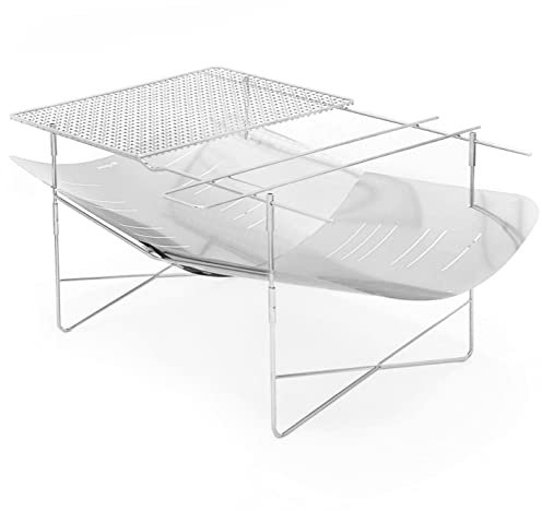 Picogrill 760 mit 2 Rosten und 2 Spießen - Großer, aber leichter tragbarer Herd und BBQ Grill für 2-8 Personen