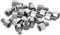 PATIKIL M3x4mm+4mm 20Pack Stecker-Buchse Sechskant Abstandshalter Edelstahl PCB Abstandshalter Schrauben für Hauptplatinen Computer Gehäuse Leiterplatten Elektronik