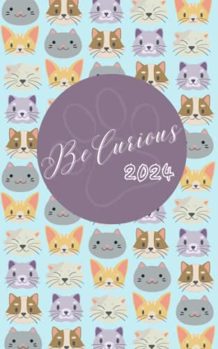 2024 Cat Planner – Weekly 12 Month Diary by Wikwa Creative | 121 pages 5”x8”