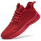EGMPDA Schuhe Herren Sneaker Laufschuhe Turnschuhe Sportschuhe Herren Laufschuhe Outdoor Fitness Gym Schuhe Herren Sneaker EU Rot 43