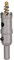Vearter 21mm Scie Cloche en Métal, Carbure Tungstène Coupeur TCT Trou avec Foret de Centrage, pour Acier Inoxydable, Alliage, Cuivre, Fer, Plastique, Fibre de Verre