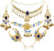 Blue Dance Zubehör-Set – 6 Stück | Bauchtanz Kostüm Münze Quasten Schmuck, Kristall