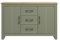 Galano Limestone 2 Door 3 Drawer Sideboard, Storage Cabinet and Organizers, Freestanding Cabinet for Living Room and Entryway (Kale Green)