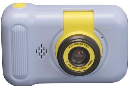 Denver KCA-1351BU Blau Kinderkamera – 40 MP, Flip-Objektiv für Selfies, Eingebaute Spiele, 2.4-Zoll IPS Display, Robustes Design für Kinder, Blau