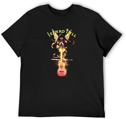 Men's Rare Jethro Tull Rock Concert Tour 79 Unisex Shirt T-Shirt Black L