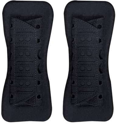 Shoulder Strap Pad,Tactical Vest Shoulder Pads,Shoulder Strap Cushion for Bags,Backpack Shoulder Strap,Plate Carrier Shoulder Pads,Shoulder Pads for Travel Outdoor Sports Vests Bags (Black)