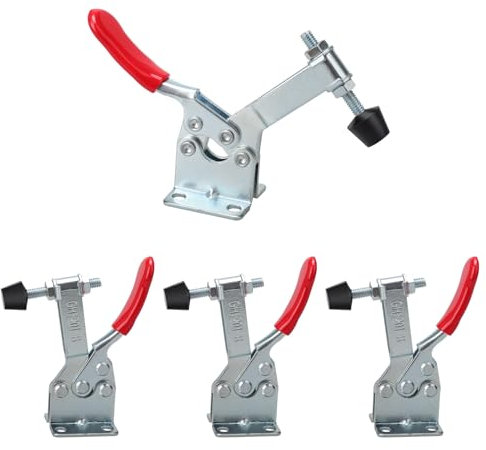 Sgancio rapido GH-201-B, confezione da 4 tenditori orizzontali, portata 90 kg, sgancio rapido per lavorazione del legno, saldatura, macchinari, prodotti fatti a mano