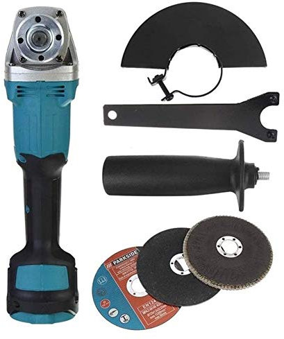 Cordless Brushless Angle Grinder, 125MM 860W Electric Angle Grinder Cutting Polisher Tool for Cutting, Grinding, Polishing