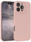 EAZY CASE - Custodia in silicone per iPhone 16 Pro Max Custodia morbida protettiva con protezione della fotocamera Protezione sottile Premium Cover TPU Telefono Bumper in Rosa