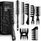 8 Stück Kamm Männer Lockenbürste, Quiff Roller Brush Für Das Hinzufügen Von Volumen, Haarbürste Herren, Vent Haarbürste Styling Kamm Männer Breites Zahndesign Föhnbürste Im Salon Oder Zu Hause