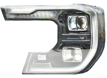 ZzYyyJie per Ford Ranger 2023 2024 T9 Wildtrack Raptor Pellicola Protettiva,Pellicola Protettiva per Fari Auto TPU Trasparente Protezione Adesivi,Transparent