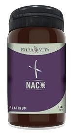 ERBA VITA Nac 600 integratore alimentare a base di N-Acetilcisteina 60 Capsule