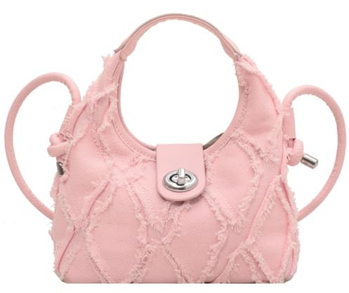 FackLOxc Retro Mädchen Tasche Denims Canvas Schultertasche Simple &, a