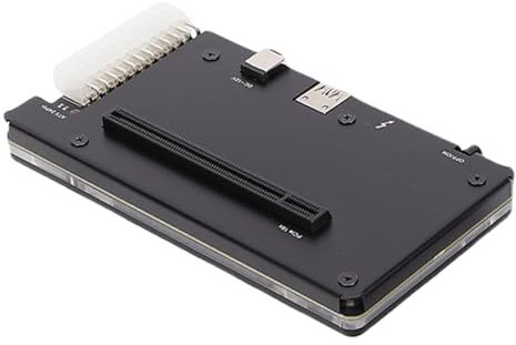 Depisuta Stazione Esterna della Dock GPU Compatibile con Thunderbolt 3/4, Adattatore con Conversione Dock con Conversione di Scheda Grafica PCIE 16X USB4 ATX PCIE 16X per PCIE X4 SSD