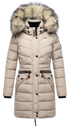 Navahoo Paula Cappotto Trapuntato Invernale da Donna Lungo con Grande 12 Colori XS-XXL