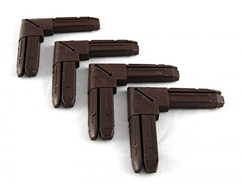 empasa 4x Eckverbinder für Fliegengitter Insektenschutz Fenster Alurahmen