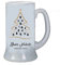 Boccale Birra Decorato Buon Natale - 500ml - Vetro - Festivo - Regalo Uomo Donna - Collezione Natale