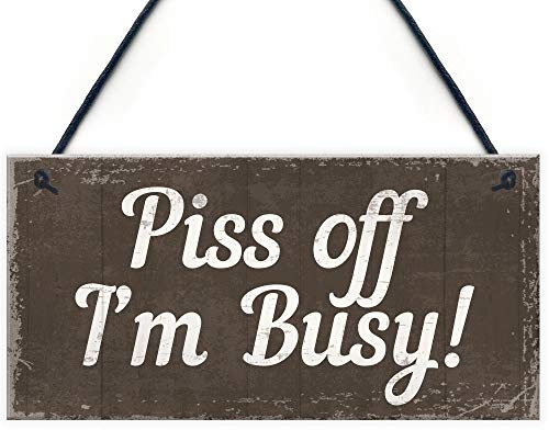 Red Ocean DO NOT DISTURB Polite Notice Hanging Plaque Wall Door Man Cave Do Not Enter Men Sign