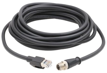 HangTon Industriekamera GigE Vision M12 8 Pin X-Code auf RJ45 Cat6 Ethernet Kabel, IP67 wasserdicht (5 Meter)