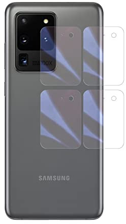 TeKKno Pack of 4, Compatible with Samsung Galaxy S20 ULTRA, Camera Lens Protector; 2x Flexible Glass, 2x Hard Glass