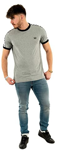 Fred Perry Taped Ringer T-Shirt, T-Shirt - L