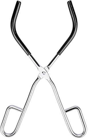stonylab Becherzange, Labor Beaker Tongs Beaker Clamp Laborzange Becherklemme im Scheren-Stil mit Kunststoffbeschichteten Backen, 25,5 cm Länge