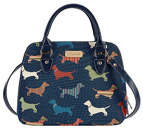 Signare Tapisserie-Handtaschen, Schultertasche und Umhängetaschen für Damen, Dackel, Einheitsgröße