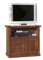 Mar.c.a. Design - Mobile Porta TV Soggiorno in Legno di Pioppo, Misure 84x40x80 CM, Qualità Made in Italy (1 Anta + 3 Cassetti + 1 Vano Centrale, Noce Scuro)