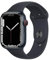 Apple Watch Series 7 (GPS + Cellular, 45mm) Smartwatch - Aluminiumgehäuse Mitternacht, Sportarmband Mitternacht - Regular. Fitnesstracker, Blutsauerstoff und EKGApps, Wasserschutz