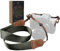 Olive Green Camera Strap - Double Layer top-grain Cowhide Ends,1.5Wide Pure Cotton Woven Camera Strap,Adjustable Universal Neck & Shoulder Strap for All DSLR Cameras,Great Gift for Photographers