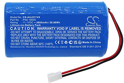 Cameron Sino Akku für Aquajack 211 Pool Cleaner PN:Aquajack PSD 18650 2600mAh / 28.86Wh