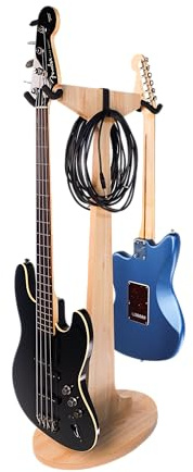 Gator Frameworks Elite Series Doppel-Gitarrenständer, Ahorn Natur (GFW-ELITEGTRHNGSTD-2X-MPL)