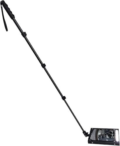 Home Care Wholesale Inspektionsspiegel Unter Fahrzeug - Teleskopierbarer Inspektionsspiegel Sicherheitsspiegel mit Helles LED Licht, Einstelllänge 40-120cm