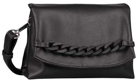 Gabor bags Nora Damen Umschlagtasche Umhängetasche Klein Schwarz
