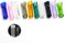 Vokowin 5 stücke Glas Filter Tipps Wiederverwendbare Glas Filter Tipps (Farbe zufällig) (K258-5)