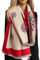 Cashmere Tree Life Blanket Scarf - Reversible Pashmina Shawl, Winter Wraps, Large Warm Scarf, Tree of Life Print Ladies Long Wraps, Womens Gifts (Beige)