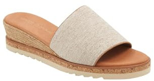 Andre Assous Damen Nessie Wedge Sandalen, Beige Leinen., 37 EU