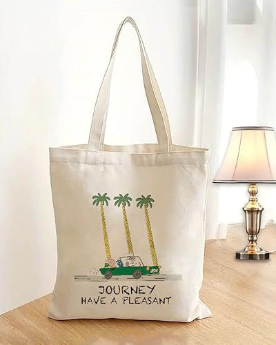 Thapncow Canvas Tote Bag Aesthetic Damen Stofftaschen Groß Vintage Jutebeutel Bedruckt mit Reißverschluss, Tragetasche aus Baumwolle, Jutebeutel tragetasche, Einkaufstasche mit Reißverschluss