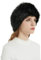 Furry Headband Women, Faux Fur Warm Hairband Elastic Ear Warmer Attractive Wide Headband Winter Outdoor Skiing (Black)