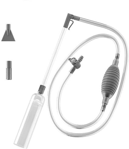 Outils pour changement d'eau pour aquarium, nettoyeur de gravier pour aquarium, pompe à siphon pour aspirateur pour aquarium, kit de nettoyage d'aquarium, pour aquariums et tortues (2,6 m)