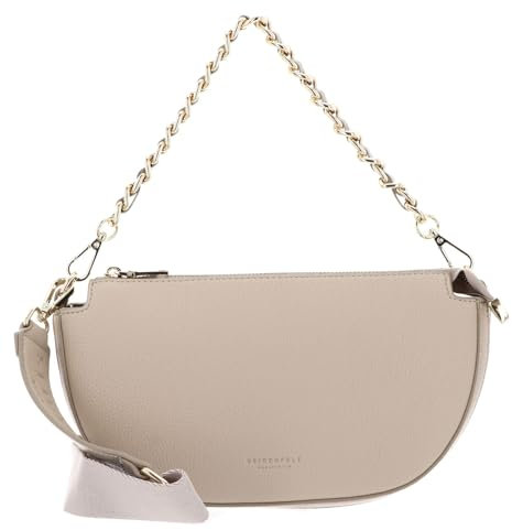 SEIDENFELT MANUFAKTUR Bjuv Halfmoon Bag Oat Milk/Gold
